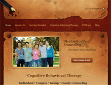 Tablet Screenshot of counseling4less.com